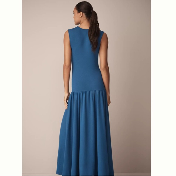 NWT Anthropologie Drop Waist Midi Dress - Picture 6 of 8